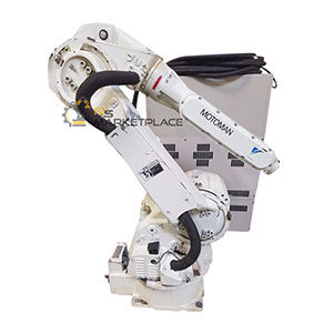 The Motoman UP20 robot is a high-speed, flexible automation solution designed for industrial applications. With minimal installation space requirements and its floor, ceiling or wall mounting options, this robot has a 1,658 mm reach and an MTBF of over 52,000 hours.